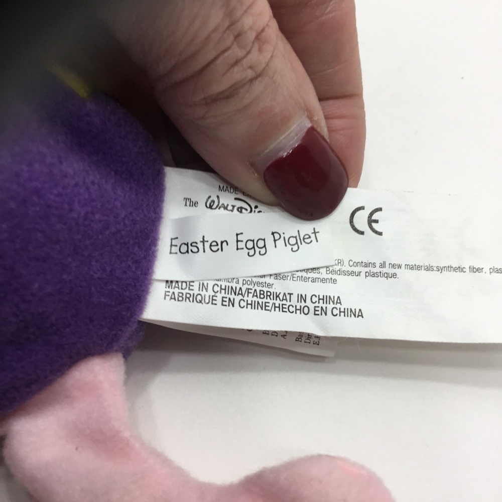 Vintage Disney Plush Easter‎ Egg Piglet - Picture 4 of 4